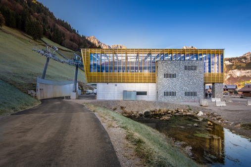 Neue 8er-Gondelbahn, Engelberg-Trübsee-Stand Titlis