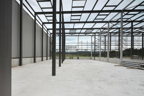 Erweiterung Lagerhalle HBT Isol AG, Stetten