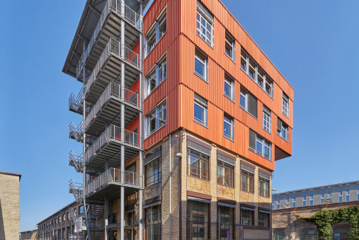 Kopfbau in Winterthur: Upcycling mit alten Bauteilen